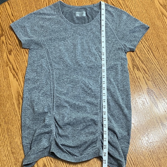 Athleta Heather Gray Short Sleeve Tee - Picture 4 of 6